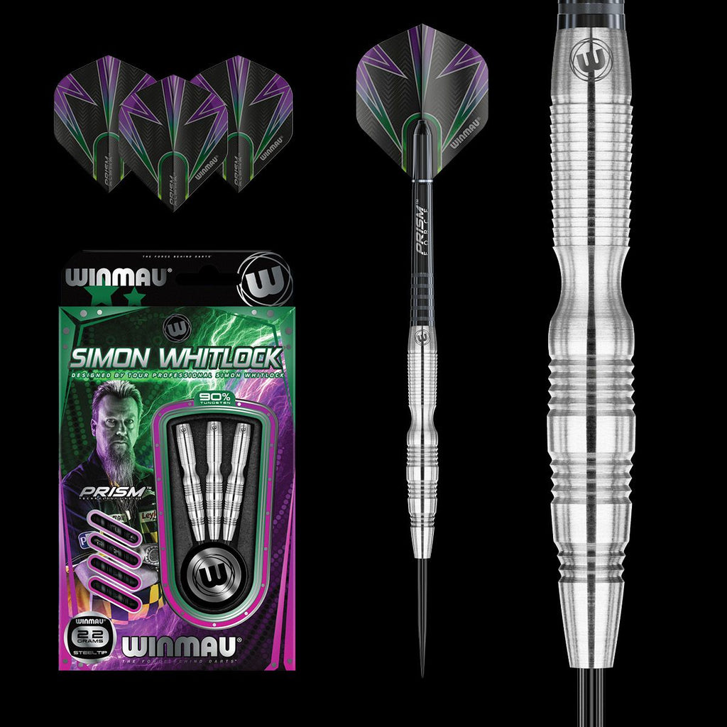 Simon Whitlock 90% Tungsten Steeldarts silver