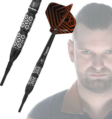 BULL´S Dartpfeil Martijn Kleermaker Soft Dart, 80 % Tungsten 20gr