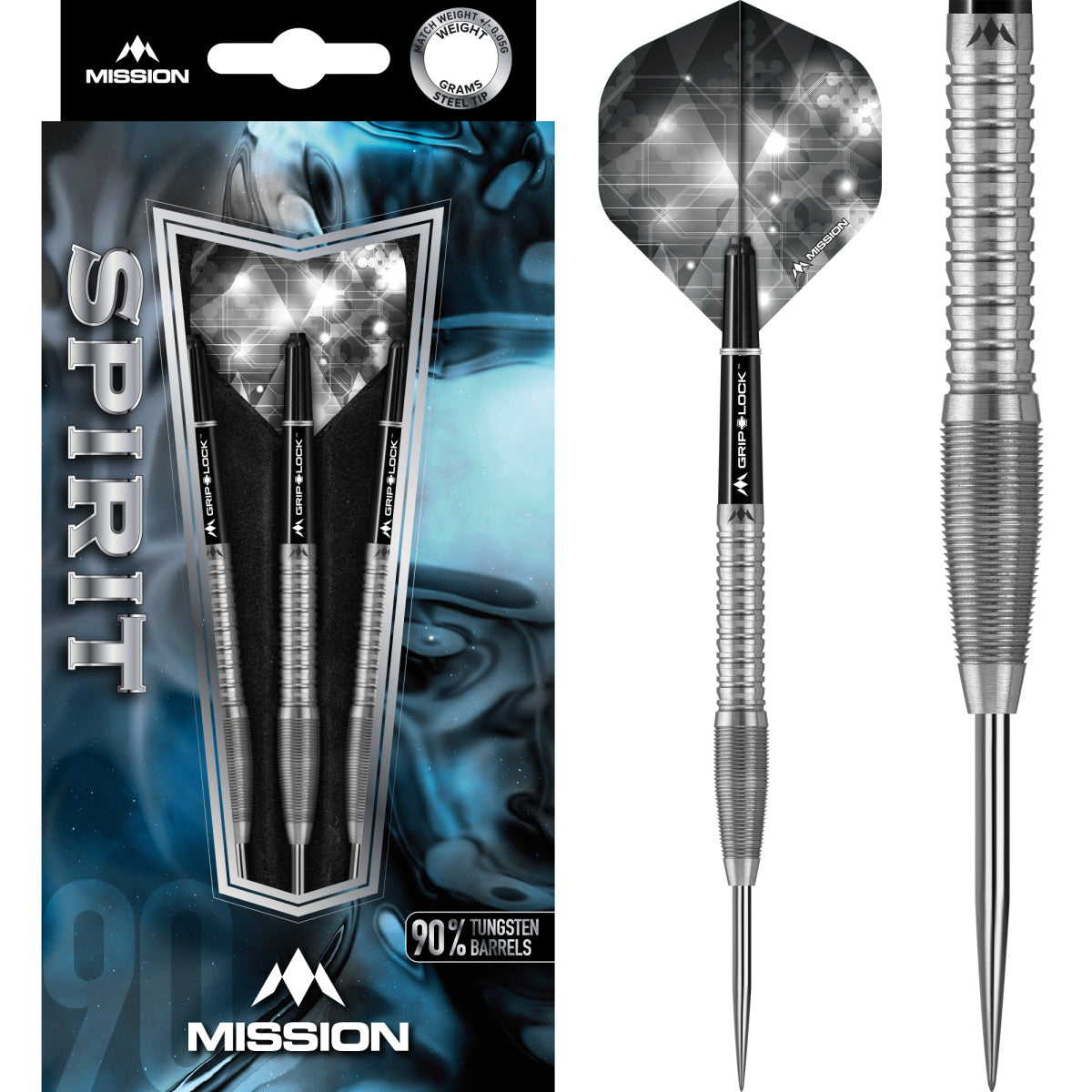 Mission Steeldarts Spirit - M6 - 90% Tungsten 21g