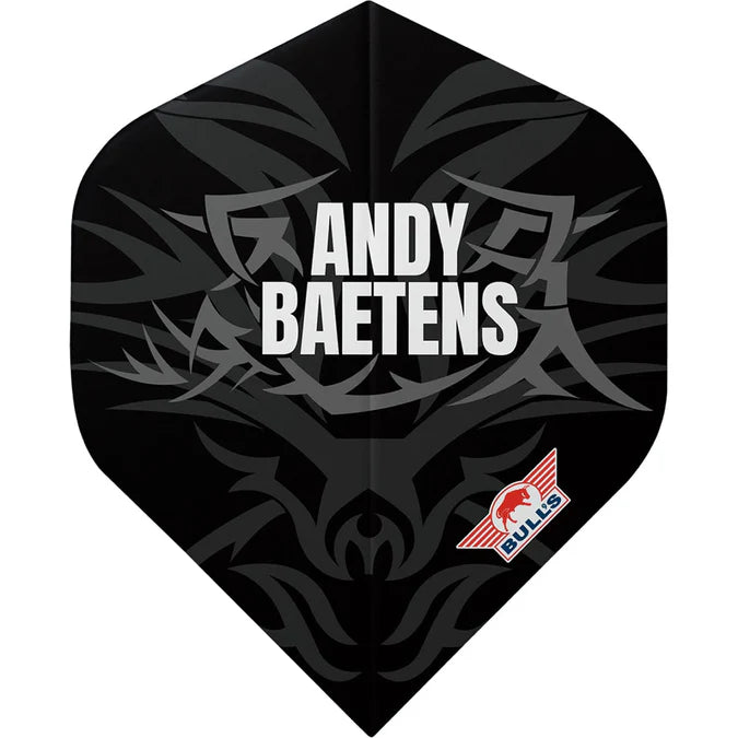 Bulls Andy Baetens Dart Flights – 100 – Nr. 2 – Std – 80 Edition – Schwarz