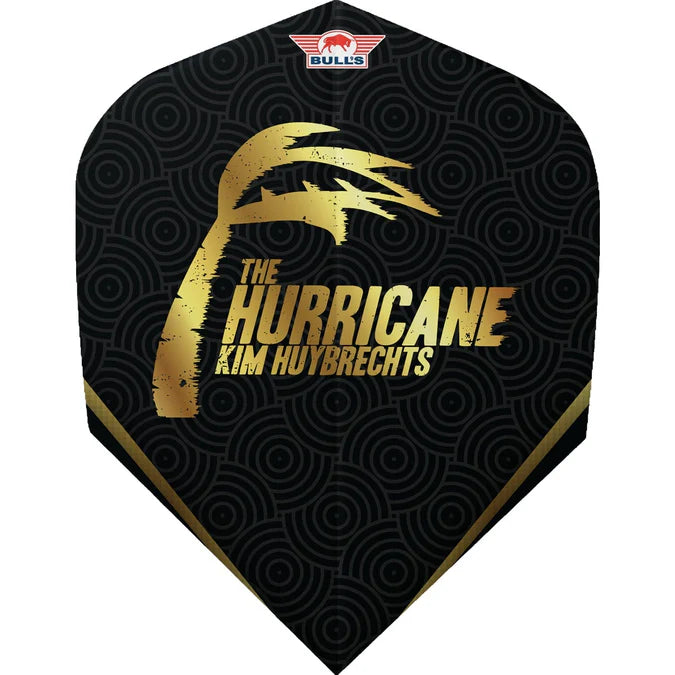 Bulls Kim Huybrechts Dart Flights - 100 - Nr. 2 - Standard - Hurricane - E2 Schwarz