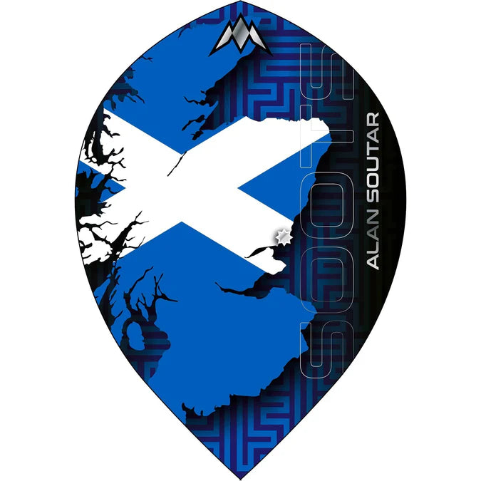 Mission Solo Dart Flights – 100 Mikron – Birne – Alan Soutar – Ruß