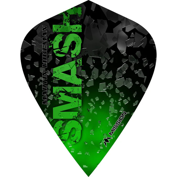 Mission Solo Dart Flights - 75 Mikron - Kite - Martin Lukeman