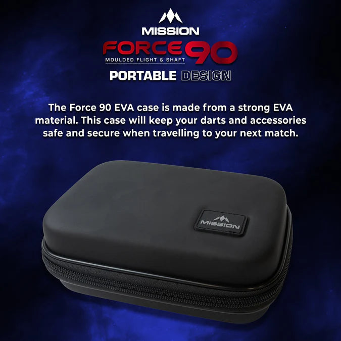Mission Force 90 Dart Case - EVA Moulded Wallet - Large