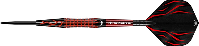 Mission Lava Darts – Stahlspitze – 95 % Wolfram – Schwarz & Rot Electro