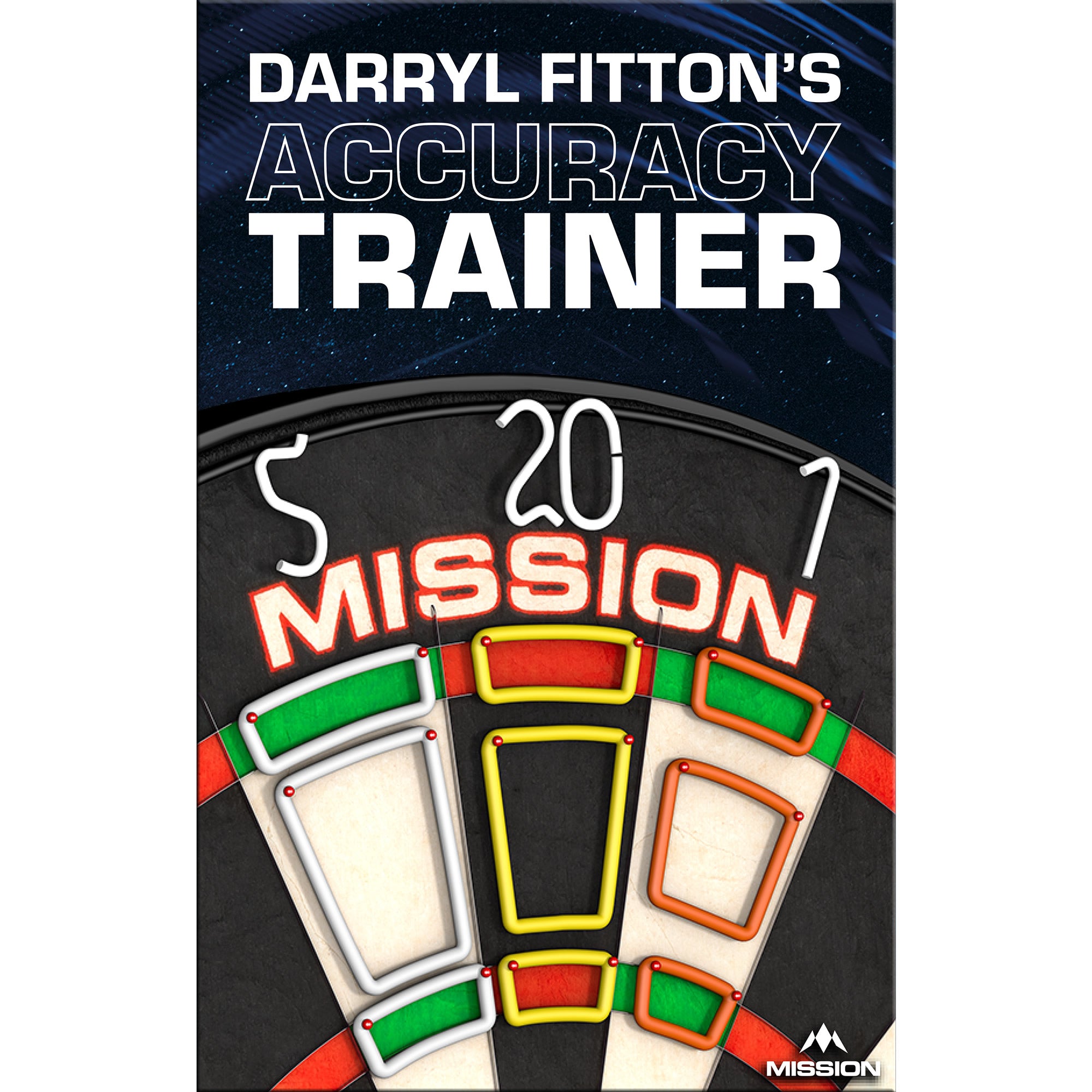 Mission Darryl Fittons Genauigkeitstrainer – Trainingshilfe – 3 Stufen – (2 Sets)