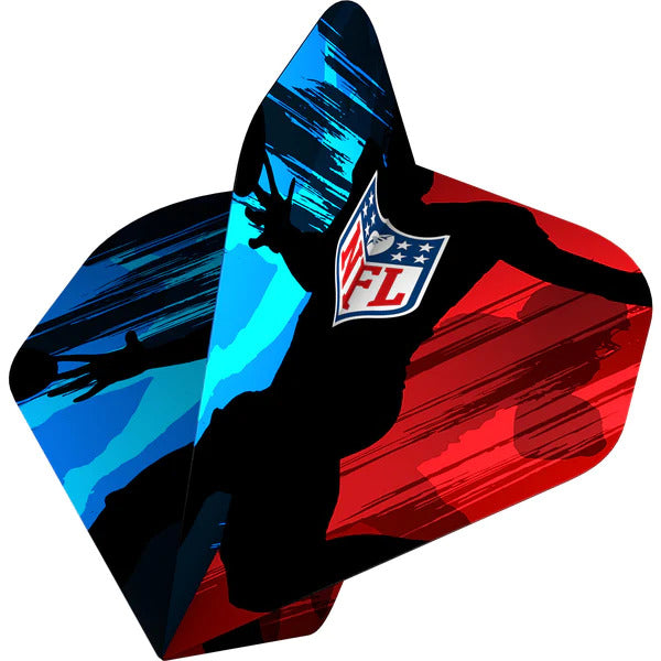 NFL – Dart Flights – Offiziell lizenziert – Nr. 2 – Std – NFL-Marke – Silhouette