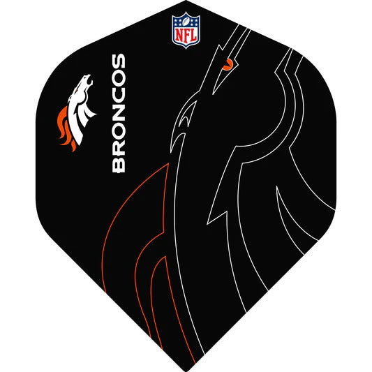 NFL - Dart Flights - Offiziell lizenziert - Nr. 2 - Std - Denver Broncos