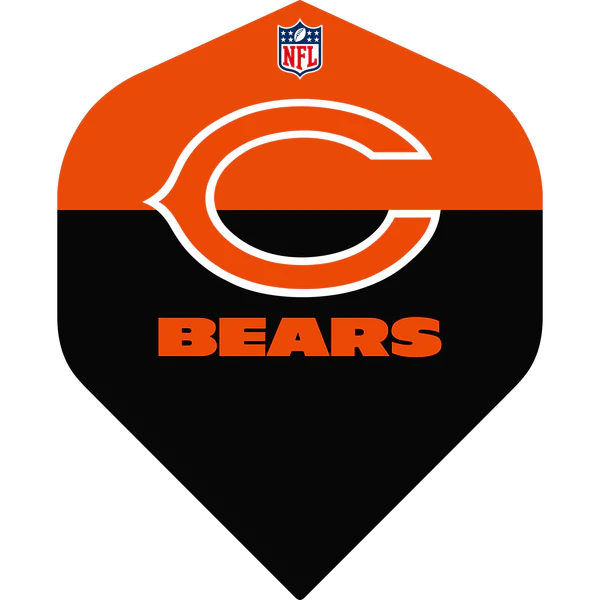 NFL – Dart Flights – Offiziell lizenziert – Nr. 2 – Std – Chicago Bears