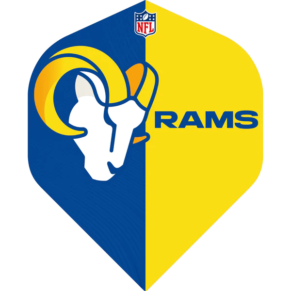 NFL – Dart Flights – Offiziell lizenziert – Nr. 2 – Std – Los Angeles Rams