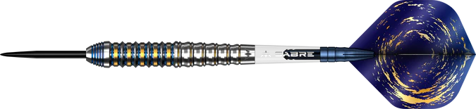 Mission Neutron Darts - Stahlspitze - 95% Tungsten - Blau & Gold PVD