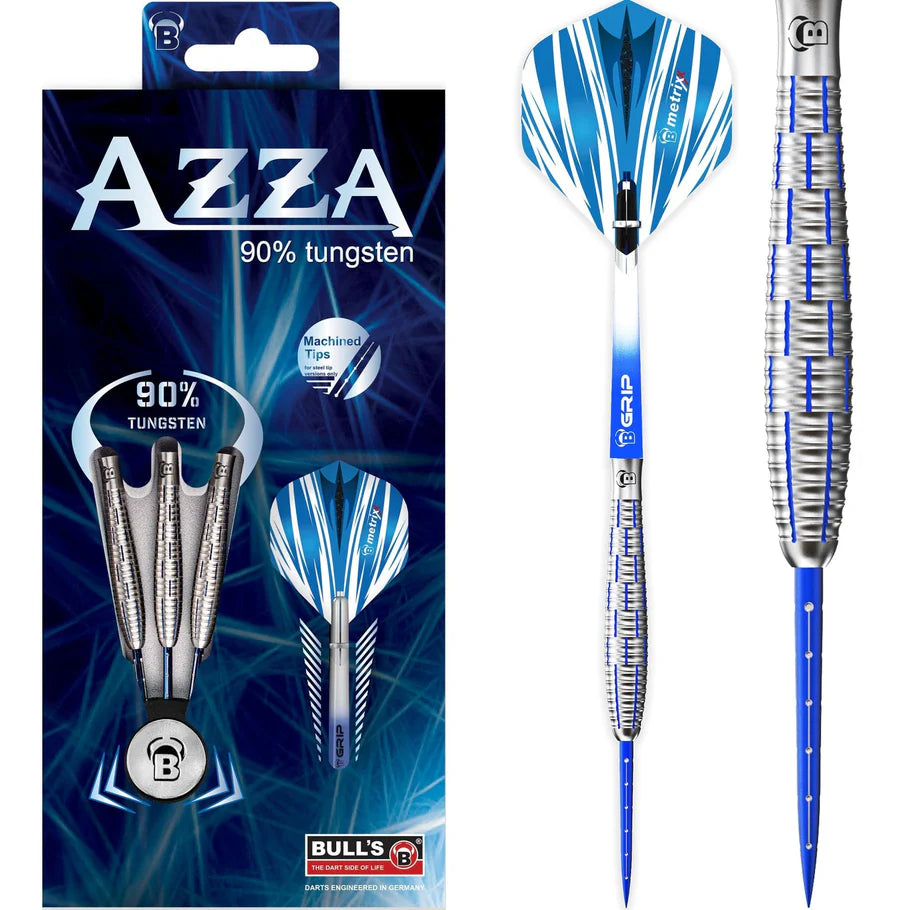 BULL'S Azza Darts - Stahlspitze - Blau - 22 gr