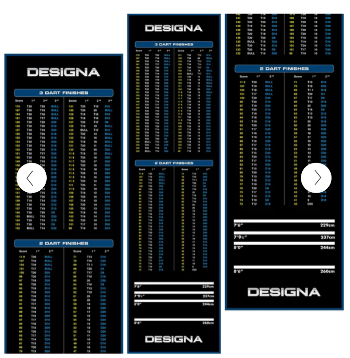 Designa Checkout Dart Teppich Dartmatte