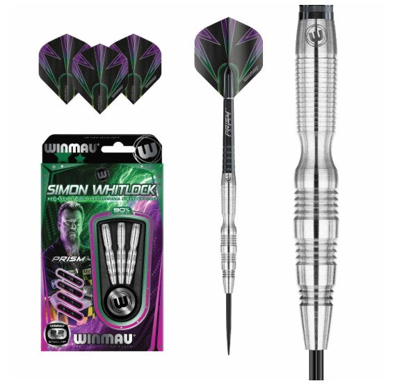 Simon Whitlock 90% Tungsten Steeldarts silver