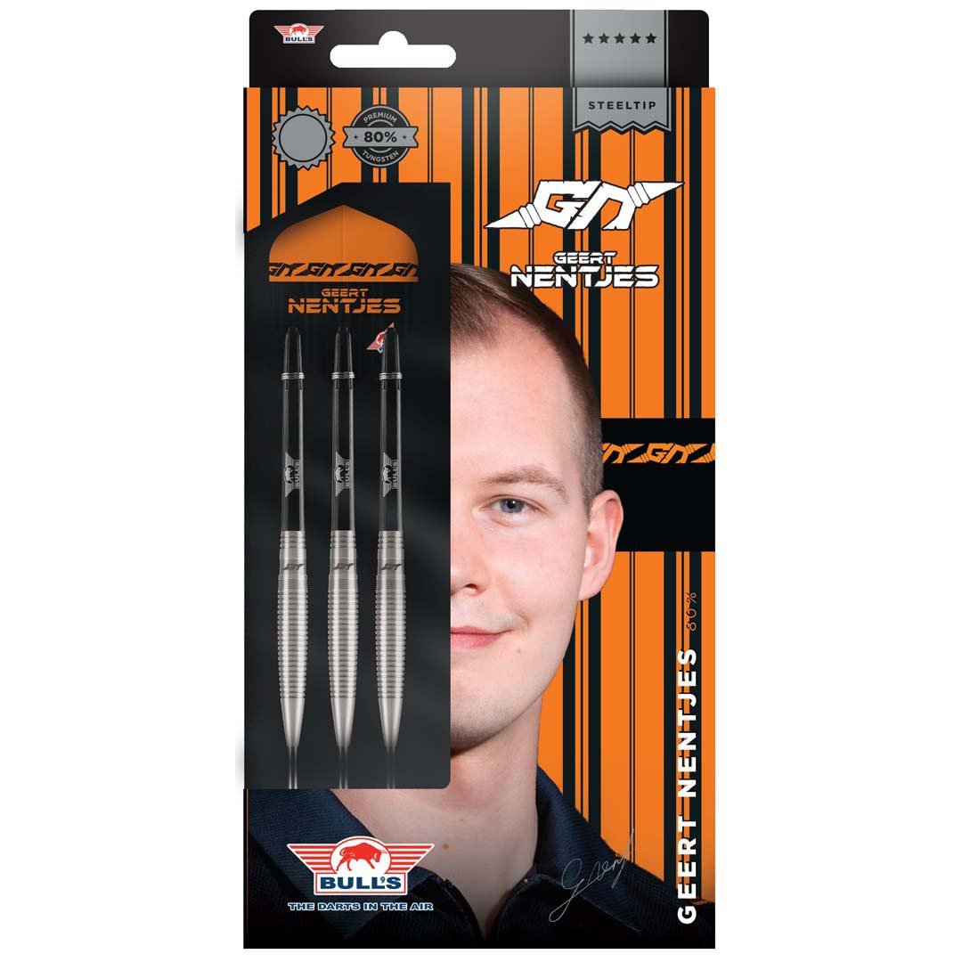 Bulls Geert Nentjes Darts – Stahlspitze – 80 % – Natur 23 gr