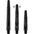 Harrows Carbon 360 Shafts – Polycarbonat Schäfte Carbon Top – Schwarz spin