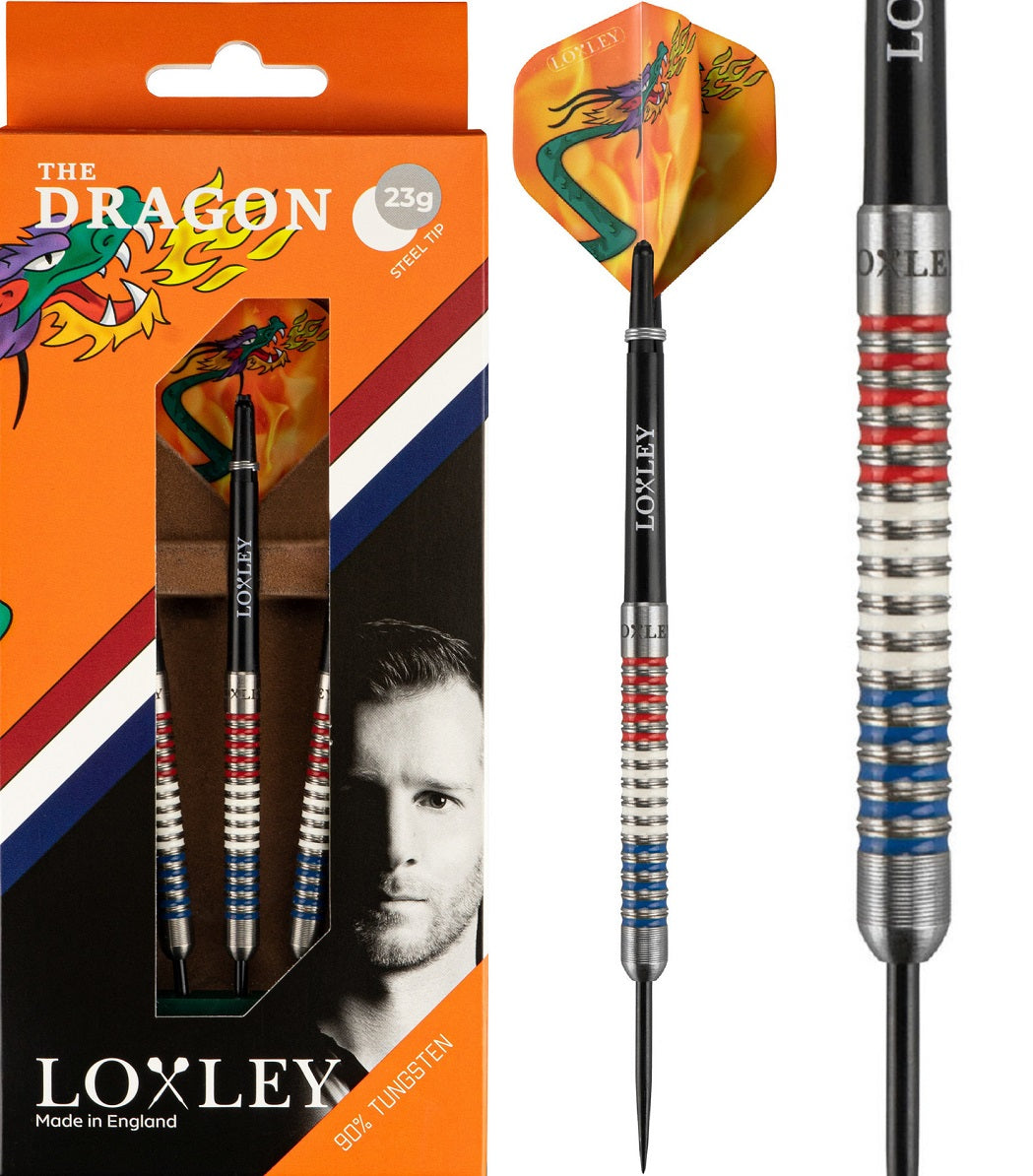 Loxley - Jules van Dongen The Dragon Darts Steeldarts - 90% Tungsten - 23 gr