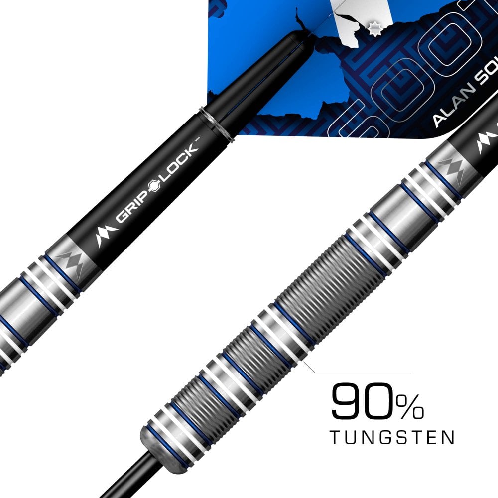Mission Alan Soutar Darts Steel Tip Tungsten Darts - 90% Tungsten - 22 gr