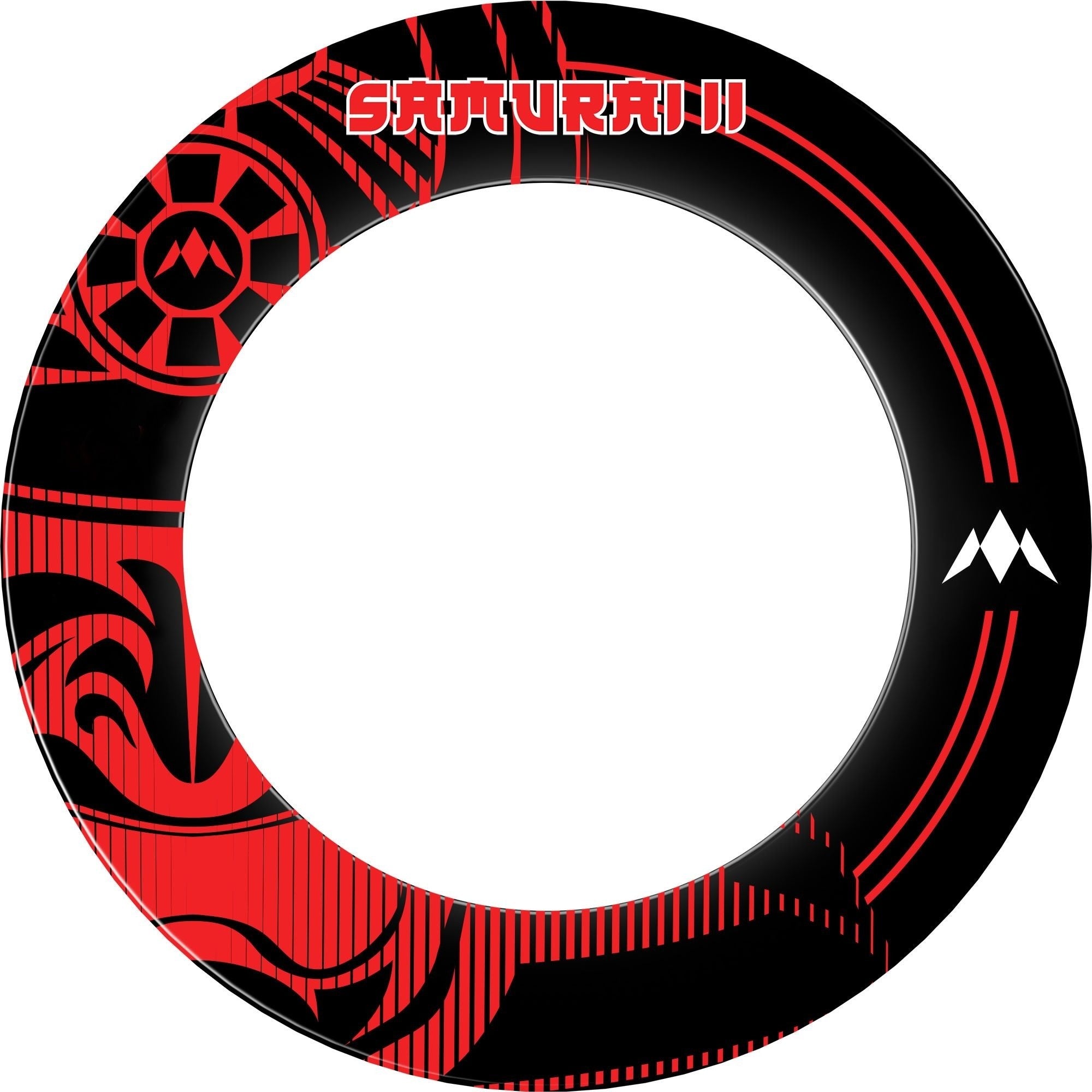 Mission Samurai II Professional Dartboard Surround – Rot