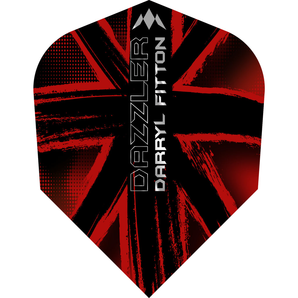 Mission Solo Dart Flights – 100 Mikron – Nr. 6 – Form – Darryl Fitton – The Dazzler
