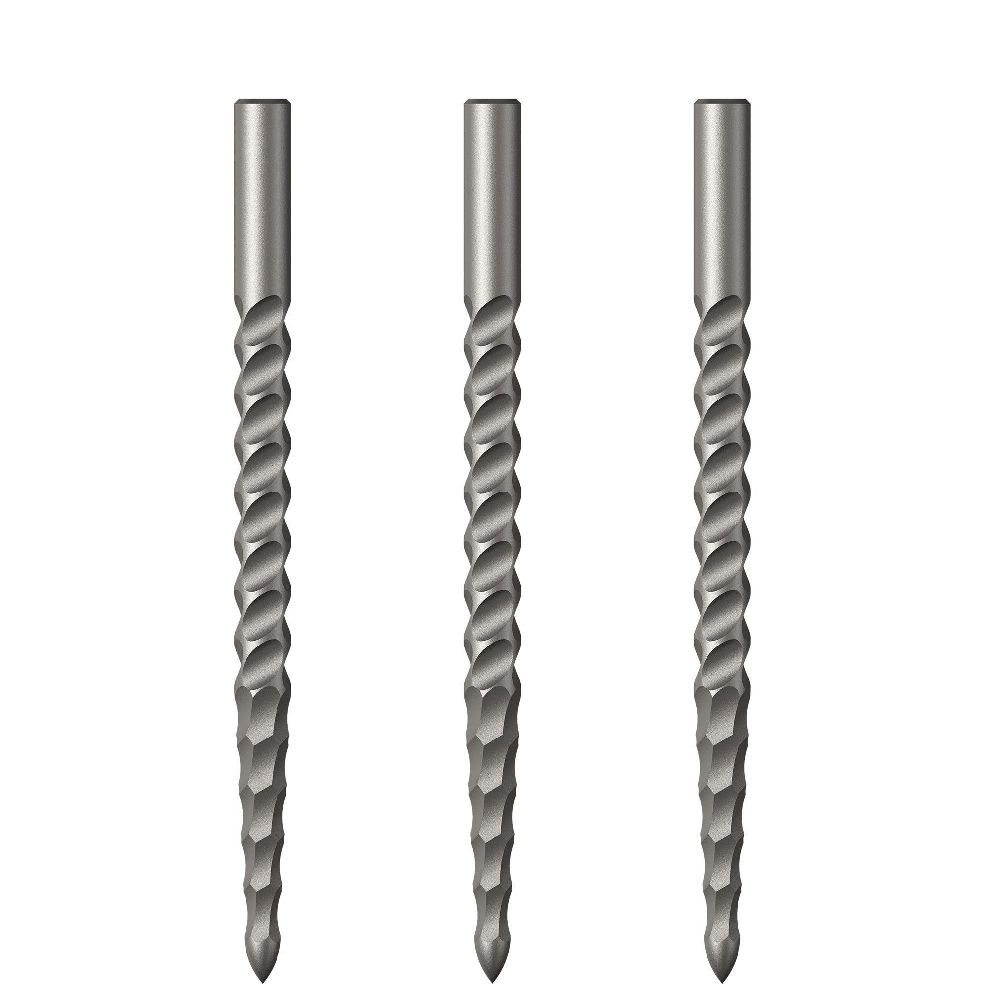 Mission Lunar CS und FS Dartspitzen - Wechselspitzen - silber und schwarz