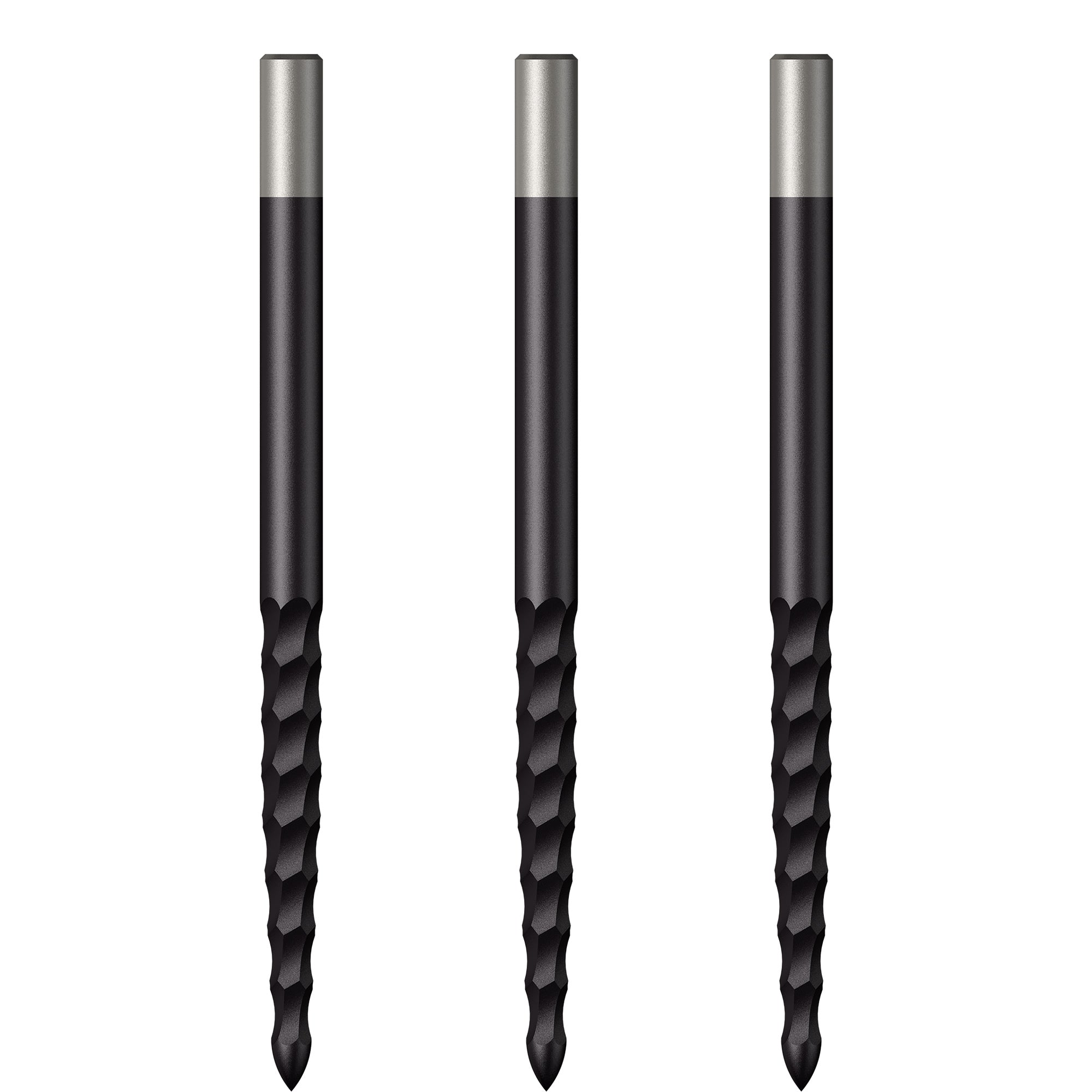 Mission Lunar CS und FS Dartspitzen - Wechselspitzen - silber und schwarz