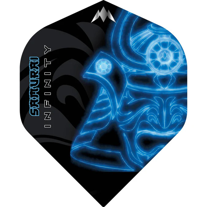 Mission Solo Dart Flights – Std – No2 – Samurai Infinity – Blau