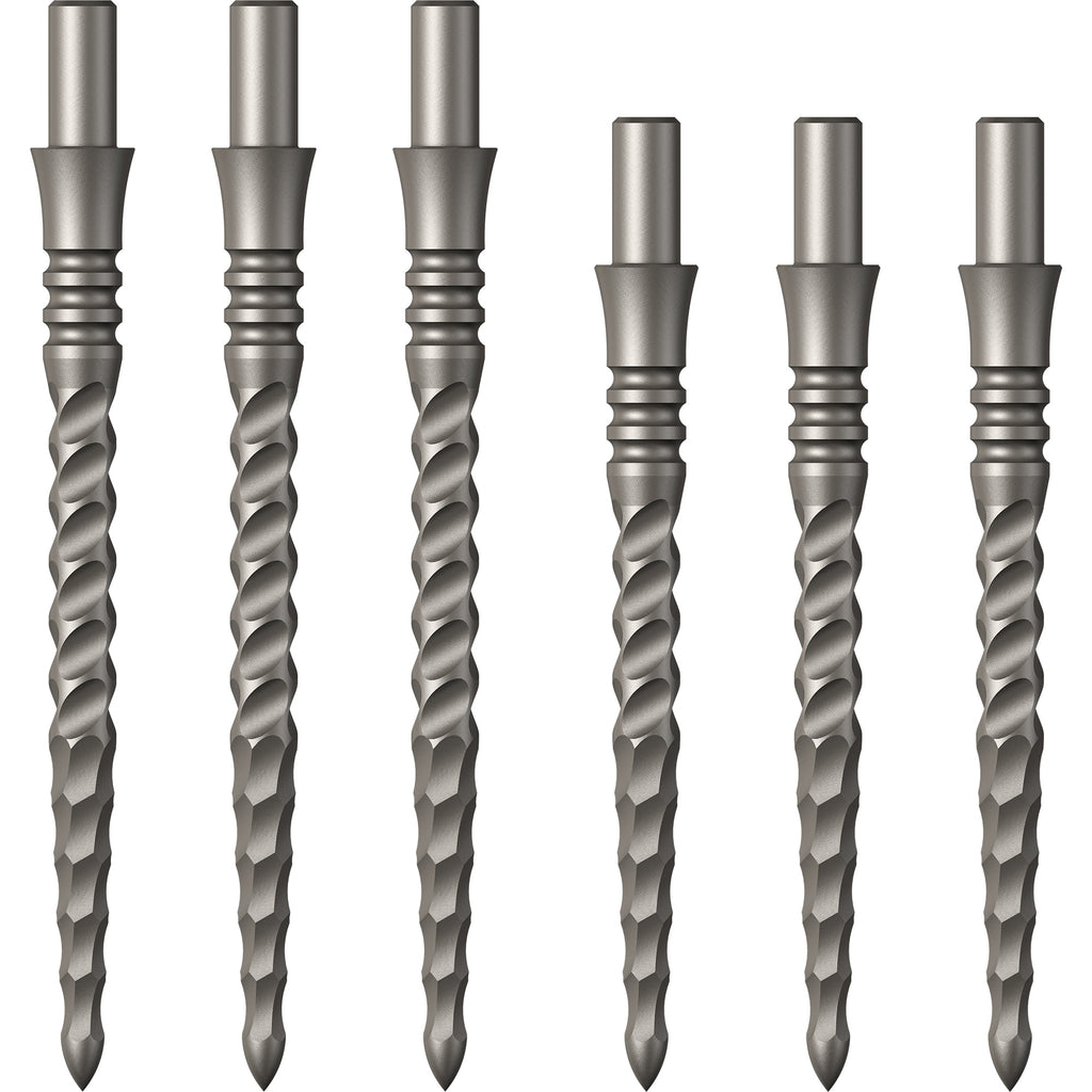 Mission Sniper Lunar CS und FS Dartspitzen - Wechselspitzen - silber und schwarz