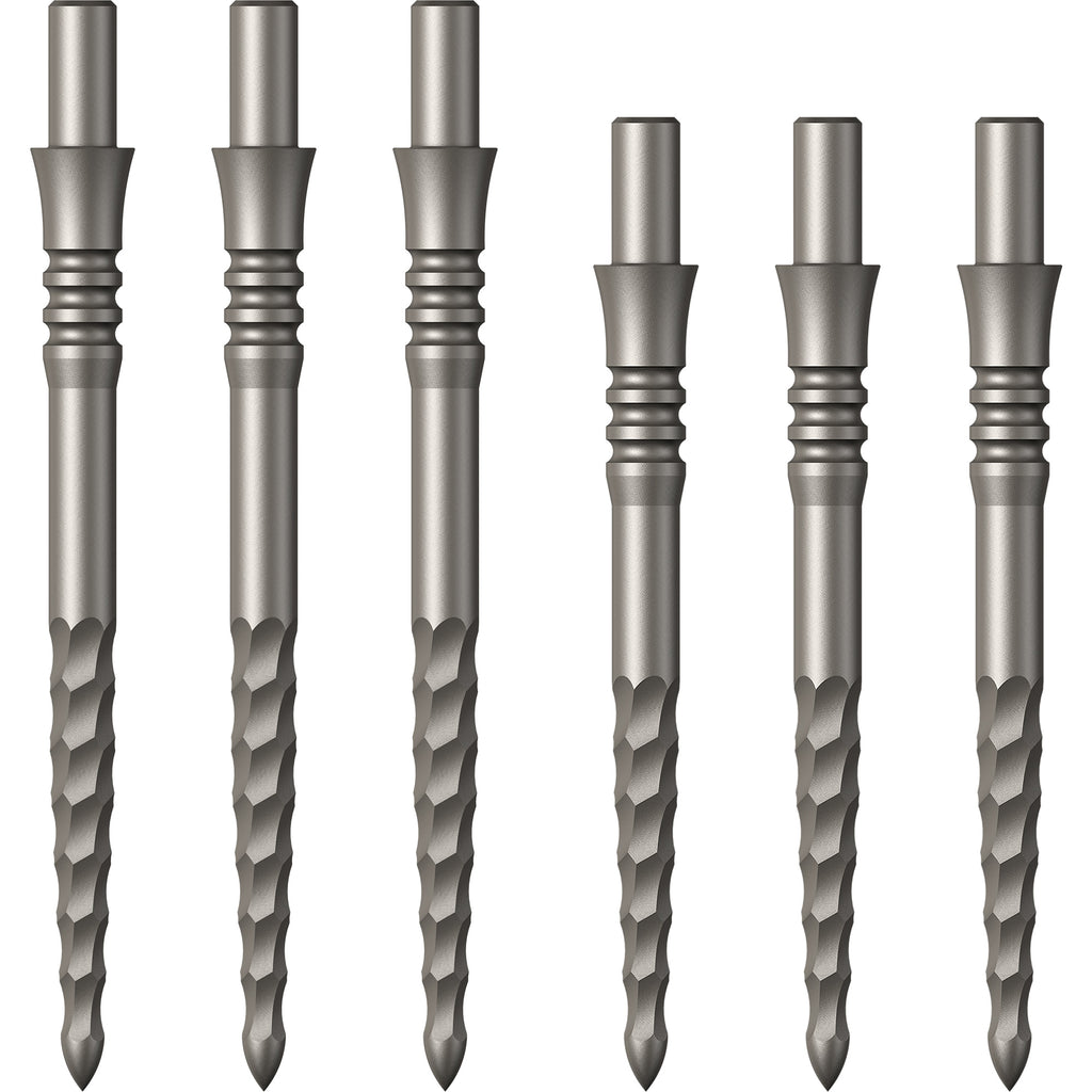 Mission Sniper Lunar CS und FS Dartspitzen - Wechselspitzen - silber und schwarz