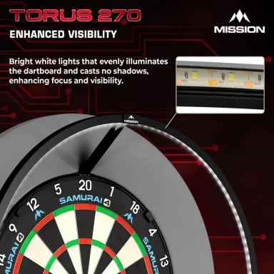 Dartboard Beleuchtung